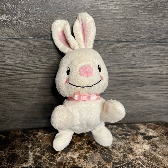 Fisher-Price | Toys | Bunny Plush Rabbit Fisher Price Sewn Eyes Pink ...